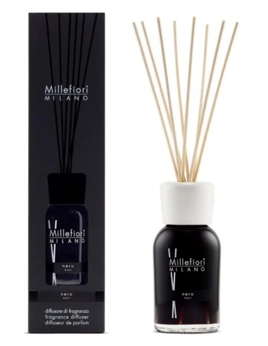 Millefiori Milano NERO pałeczki zapachowe 250 ml
