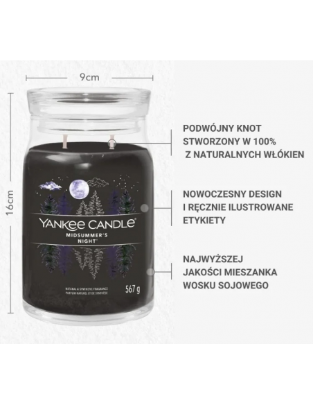 Świeca Yankee Candle MIDSUMMER'S NIGHT 567 g