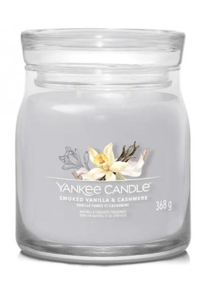 Świeca Yankee Candle SMOKED VANILLA & CASHMERE 368 g