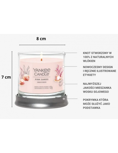 Świeca Yankee Candle PINK SANDS 122 g