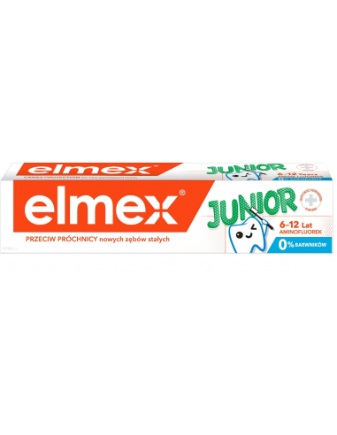 Pasta do zębów Elmex JUNIOR z aminofluorkiem...