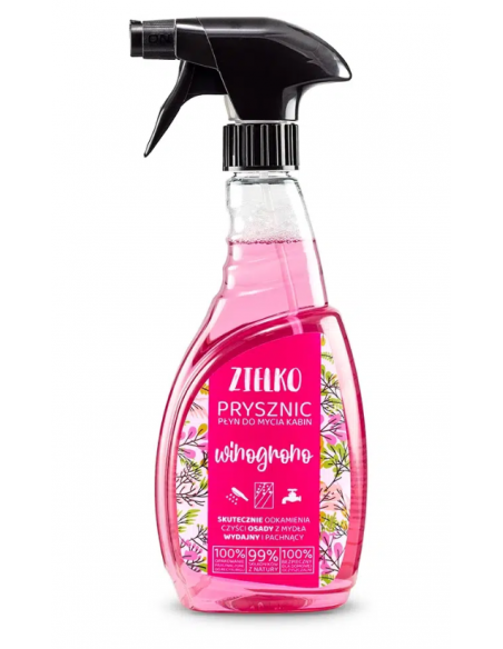 ZIELKO Płyn do kabin prysznicowych WINOGRONO 500 ml