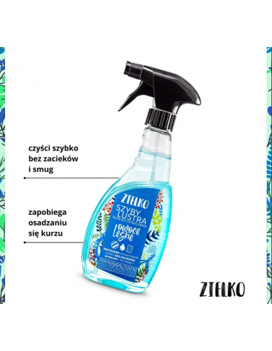 ZIELKO Płyn do szyb i luster OWOCE LEŚNE 500 ml