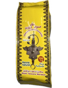 Oryginalna marokańska Henna Sahara Tazarine Ruda...