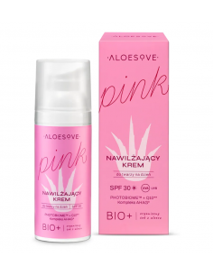 ALOESOVE PINK Krem nawilżający do twarzy na dzień SPF30