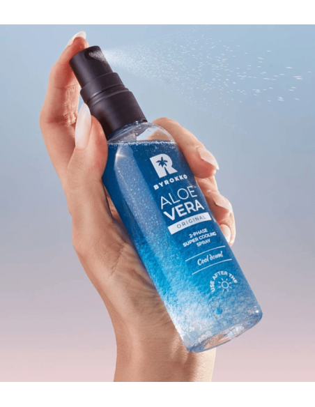 BYROKKO SHINE BROWN Aloesowy dwufazowy spray chłodzący 104ml