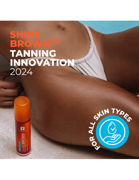 BYROKKO SHINE BROWN Olejek do opalania BETA CAROTENE 0 SPF 150 ml