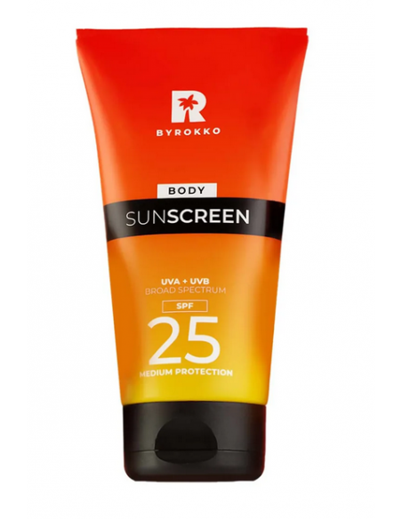 BYROKKO Shine brown Body Sunscreen SPF 25 Krem chroniący przed słońcem 150ml