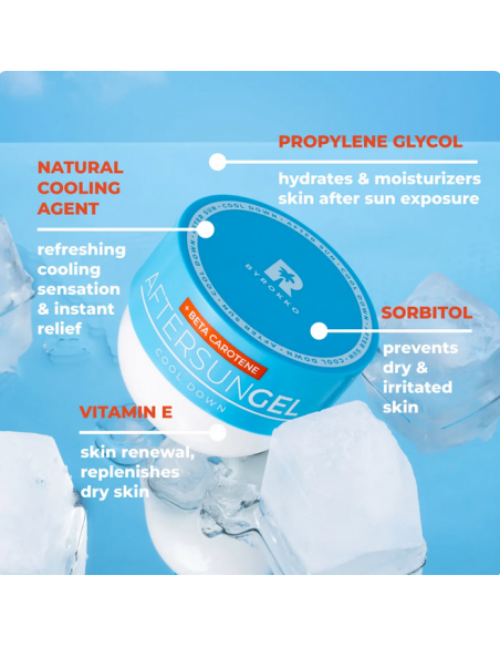 BYROKKO Shine Brown Beta Carotene After Sun Gel beta karoten po opalaniu 200g