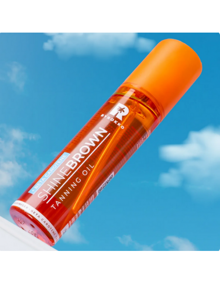 BYROKKO SHINE BROWN Olejek do opalania BETA CAROTENE 0 SPF 150 ml