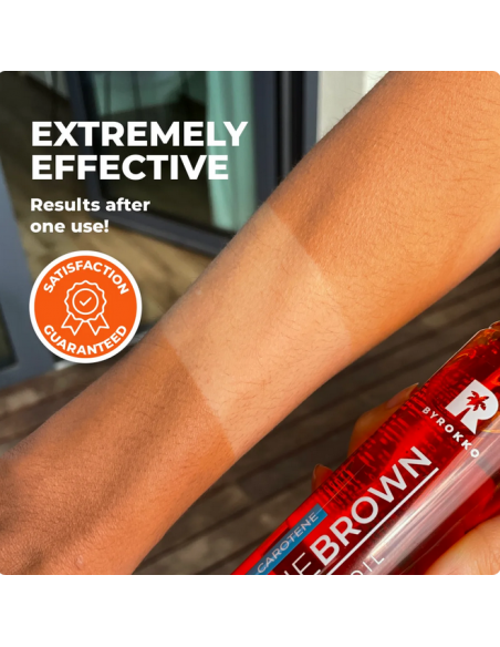 BYROKKO SHINE BROWN Olejek do opalania BETA CAROTENE 0 SPF 150 ml