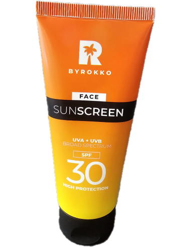 BYROKKO Shine brown FACE Sunscreen SPF 30 Krem...