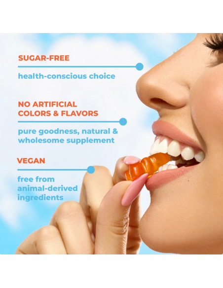 Byrokko Shine Brown Beta Carotene Żelki Wzmacniające Opaleniznę 150g