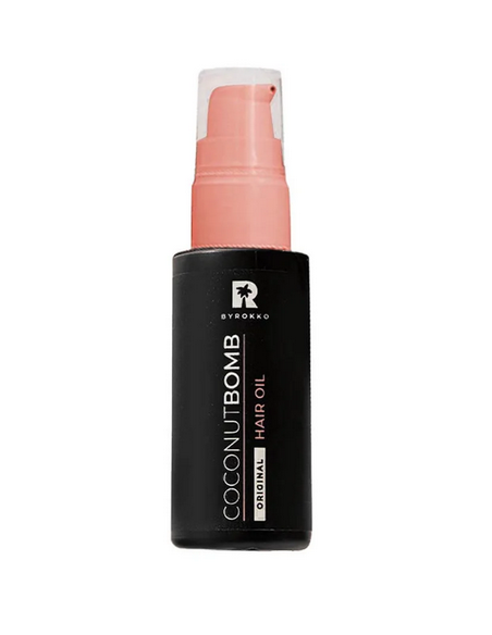 BYROKKO Shine Brown Coconut Bomb Hair Oil Cudowny olejek kokosowy do włosów 50 ml