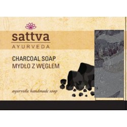 Mydło SATTVA SOAP CHARCOAL 125G mydło z weglem