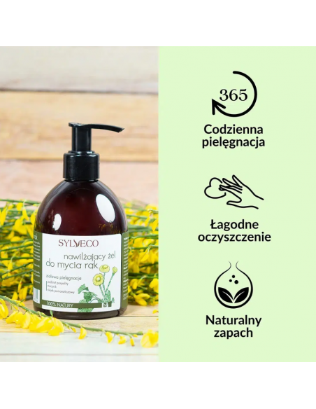 SYLVECO Nawilżający żel do mycia rąk 300 ml