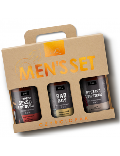 Laq Czyściopak Męski Zestaw x3 żel pod prysznic Bad Boy,...