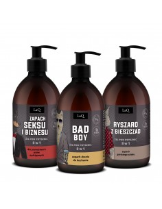Laq Czyściopak Męski Zestaw x3 żel pod prysznic Bad Boy,... 2