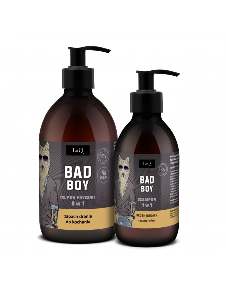 Laq zestaw BAD BOY żel pod prysznic 500ml, szampon 300ml