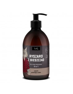 LAQ Żel pod prysznic 8 w 1 RYSZARD Czarny Mat 500 ml