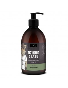 LAQ Żel pod prysznic DZIKUS Czarny Mat 500 ml