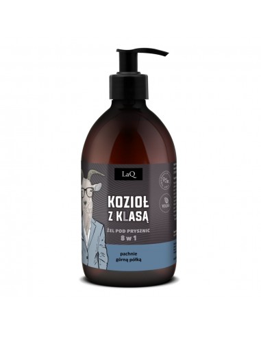 LAQ Żel pod prysznic KOZIOŁ Z KLASĄ Czarny Mat...