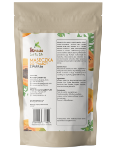 Kvaas maseczka do twarzy z papają 100g 2