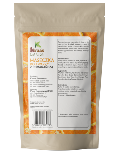 Kvaas maseczka do twarzy z pomarańczą 100g 2