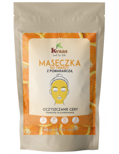 Kvaas maseczka do twarzy z pomarańczą 100g