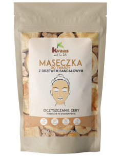 Kvaas Maseczka do twarzy z drzewem sandałowym 100g