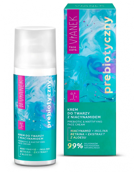 VIANEK Prebiotyczny Krem do twarzy z niacynamidem 50 ml