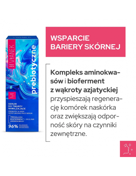 VIANEK Prebiotyczny Serum do twarzy nawilżające 30 ML