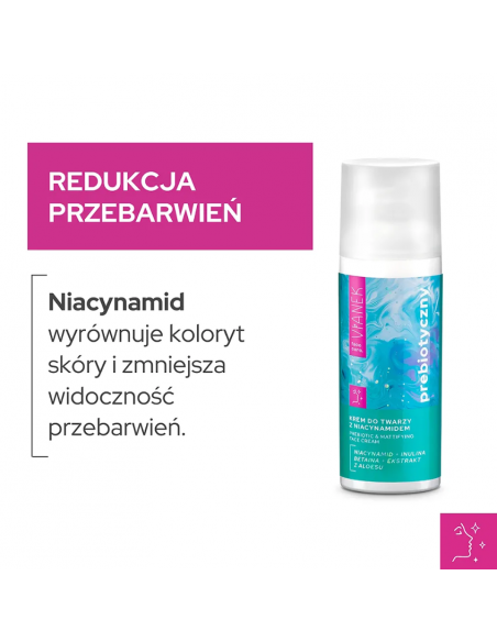 VIANEK Prebiotyczny Krem do twarzy z niacynamidem 50 ml