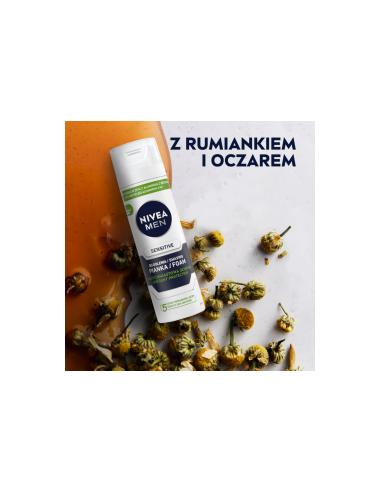 Nivea Men Sensitive Łagodząca Pianka do Golenia...