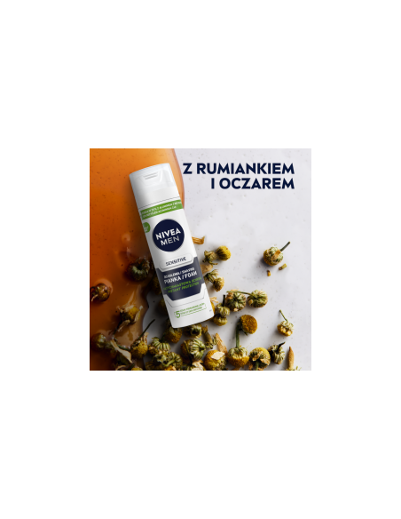 Nivea Men Sensitive Łagodząca Pianka do Golenia 200ML