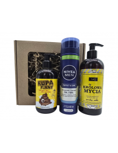 Zestaw prezentowy Najs Kupa Piany szampon 300ml Nivea żel...