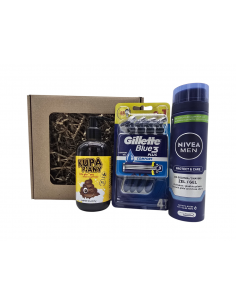 Zestaw prezentowy na prezent gillette maszynki żel do...