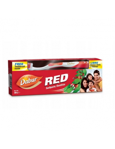 Dabur Pasta do zębów Red 200g + szczoteczka