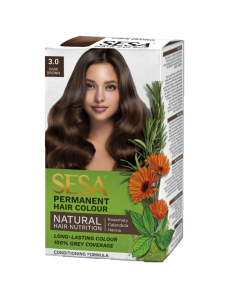 Sesa Trwała Farba Do Włosów - Brązowa