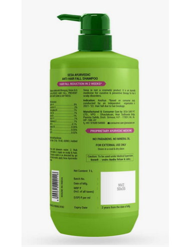 Sesa Ajurwedyjski cebulowy szampon przeciw...