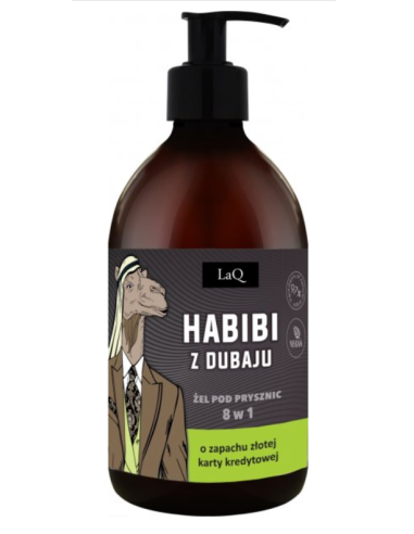 Żel pod prysznic HABIBI Z DUBAJU czarny mat 500ml