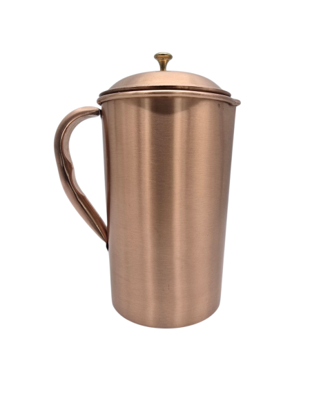 KVAAS MIEDZIANY DZBANEK GŁADKI NA WODĘ 1500 ML