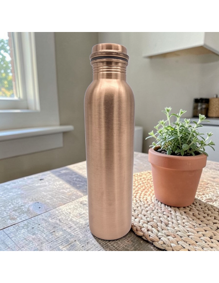 KVAAS Miedziana butelka gładka 900ml