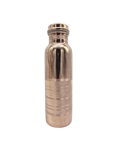 Miedziana butelka grawer pasy na wodę 900ml