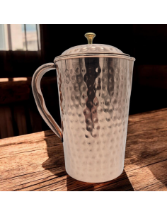 KVAAS MIEDZIANY DZBANEK MŁOTKOWANY NA WODĘ 1500 ML 2