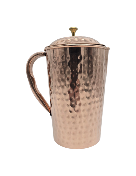 Kvaas miedziany dzbanek młotkowany na wodę 2000ml