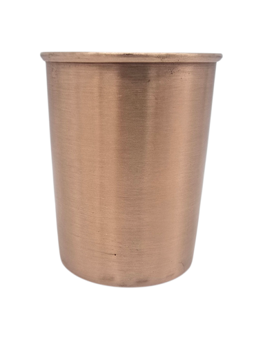 Kvaas miedziany gładki kubek szklanka na wodę...