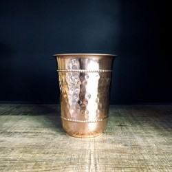MIEDZIANY KUBEK do wody 300 ml miedziane naczynie