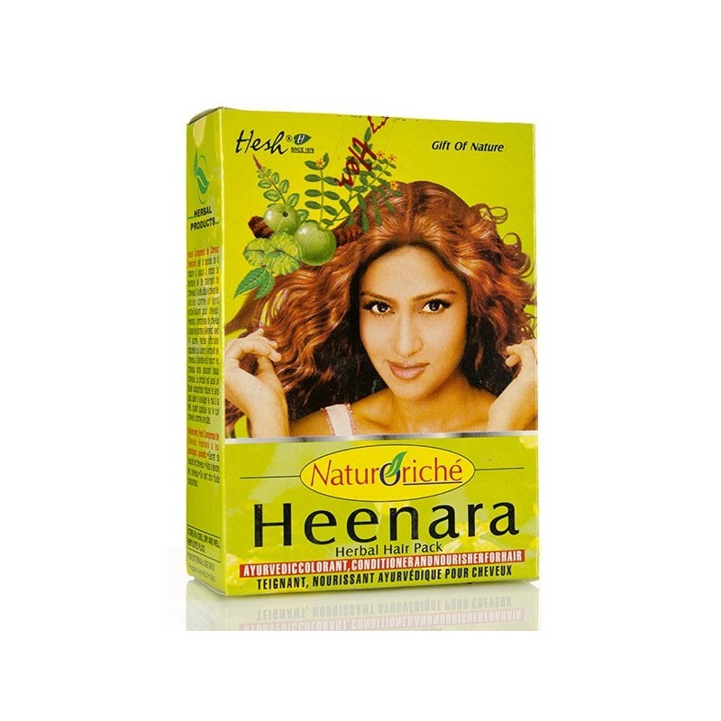 Heenara Henna do Włosów Kolor Miedziany 100g Hesh