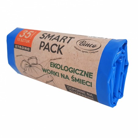 Ekologiczne worki na śmieci Smart Pack Strong 35l EKO Binco